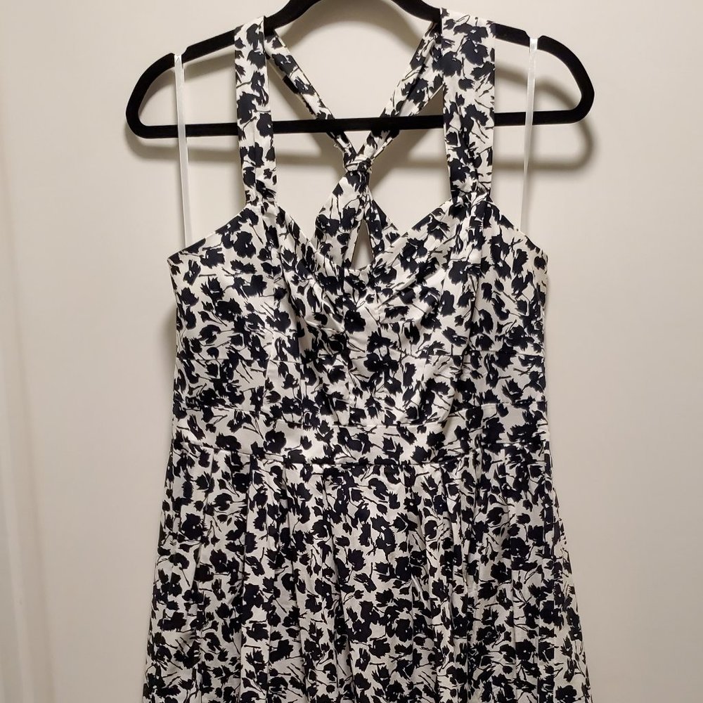 1950s style  black & white dress